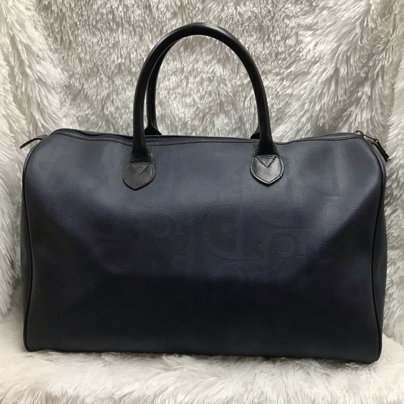 CHRISTIAN DIOR DUFFLE BAG VINTAGE NAVY FINAL SALE - Picture 2 of 8